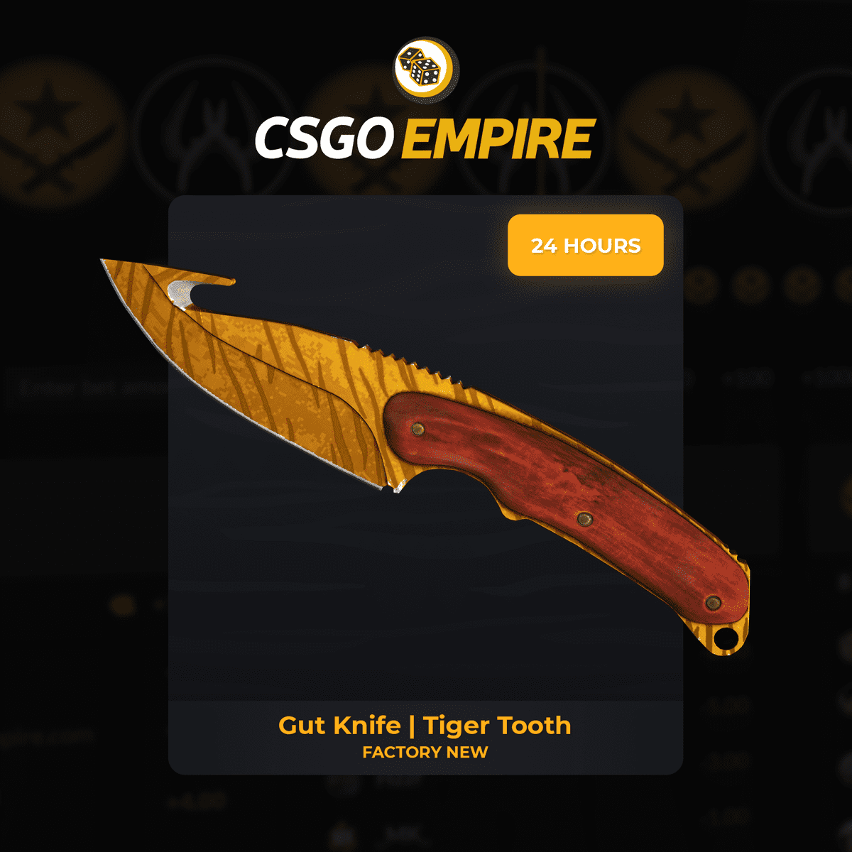 csgoempire промокод на 500 монет (0.5 доллара)